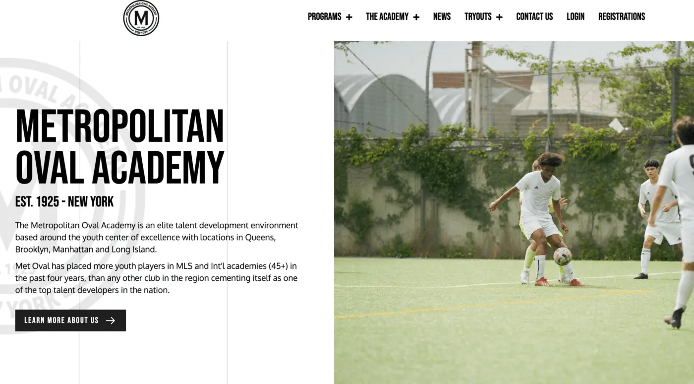 Metropolitan Oval Academy - Best Soccer Academies in New York